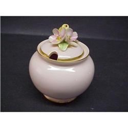 FLORAL BONE CHINA JAM POT #1554683