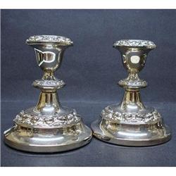 SILVER PLATED  - CANDLESTICKS #1554692