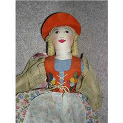 12" Kasen Denmark Doll With Tag & Stitched #1554723