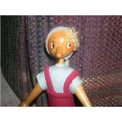 7  Polish Wooden Doll Pinnochio #1554746