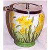 Image 1 : Porcelain biscuit barrel with yellow daffadils #1555025