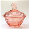 Image 1 : Walther Glass Pink WALTRAUT Dresser Jar #1555073