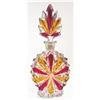 Image 1 : German Hand Painted Lead Crystal Perfume Bottle#1555187