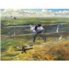 Image 1 : Beautiful WW1 Aviation Oil Painting DOG FIGHT #1555348