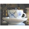 Image 1 : Meissen Blue &White Cup and Saucer c.1850 #1584310