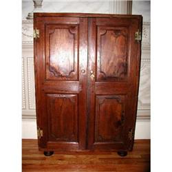 C.1740 French Wall Cabinet Cupboard Hand Made #1593628