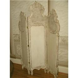 Exquisite French Screen Cream Carved C.1875-80 #1593630