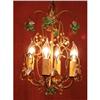 Image 1 : Bagues Style Colored Glass Chandelier #1593677