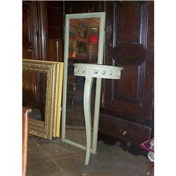 19th Century French Painted Mirror and Console #1593696