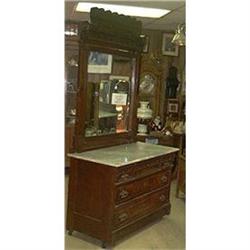 Large Marble Top Dresser #1593740