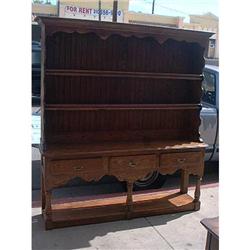 Large Completely Oak Hutch #1593752