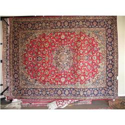 12'10  X 9'9  Ishfahan Persian Orential Rug #1593772