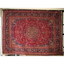 13' X 9'8" Mashad SIGNED Persian Oriental Rug #1593774