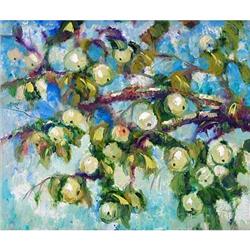  Apples in the Sky  Russian Impressionism oil  #1593832