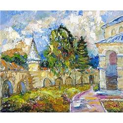 Russian  St Savva Storozhevsky monastery  - oil#1593836