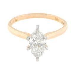 Marquise Diamond Engagement Ring #1593874