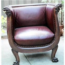 Empire Chair w/ Lion's head motif  #1593879