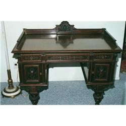 Baroque Mahogany Desk  #1593880