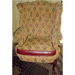 Mahogany Wing Chair #1593881