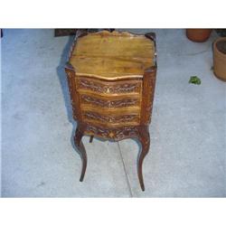 French Provincial Oak Nightstand #1593885