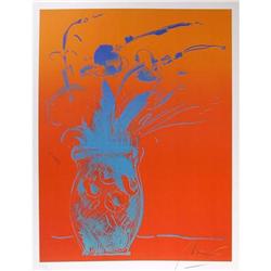 Peter Max, Blue Vase, Signed Lithograph #1593918