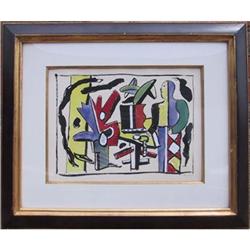 Fernand Leger Color-Pochoir, 1953 #1593926