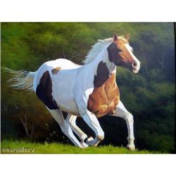 STUNNING ORIGINAL OIL PAINTING OF HORSE #1593942