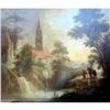 Image 1 : 18c ART DUTCH OLD MASTER LANDSCAPE OIL PAINTING#1593947