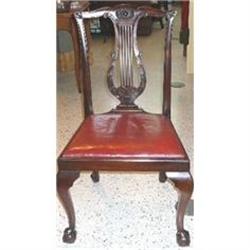 Set Of Eight Chippendale Style Dining Chairs #1593990