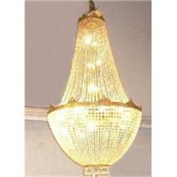 Empire Style Beaded Crystal Chandelier #1594078