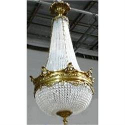 Empire Style Beaded Crystal Chandelier #1594079