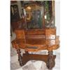 Image 1 : Dressing Table Victorian Burl Walnut #1594124