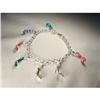 Image 1 : Silver Hidalgo Enamel Heel Shoe Charm Braclet #1594225
