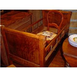 French antique child bed, Circa 1830  #1594241