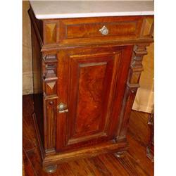 French side table with marble top circa 1870 #1594251