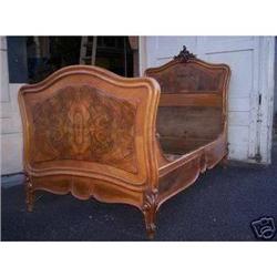 Lovely French Louis XV style bed, late 1800's #1594252