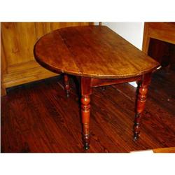 French drop-leaf Louis Philippe table, c.1850  #1594260