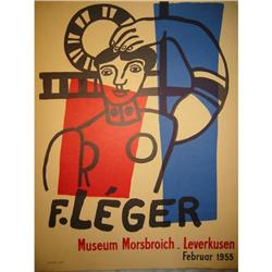 vintage French F. Leger Museum poster! #1594281