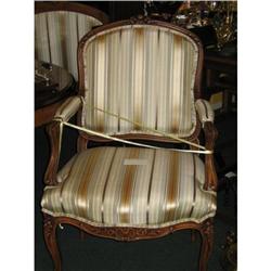 FRENCH WALNUT  DINING CHAIRS SET OF 6 #1594304