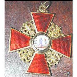 Imperial Russian Order of St Anne in Gold #1594342