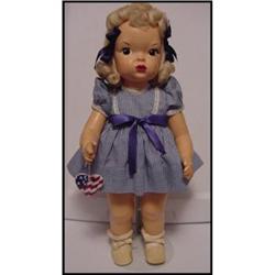 Doll Terri Lee Painted Plastic Blonde Loopy Tag#1594346