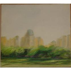 Joyce Rezendes, Central Park Spring,  Signed #1594374