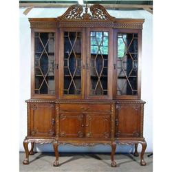 GOVERNOR WINTHROP VICTORIAN CLAW CHINA CABINET #1594408