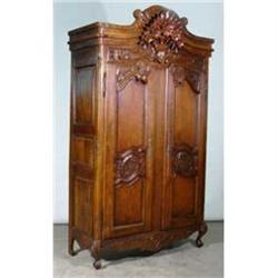 VICTORIAN ROCOCO ARMOIRE TV CABINET WARDROBE #1594409