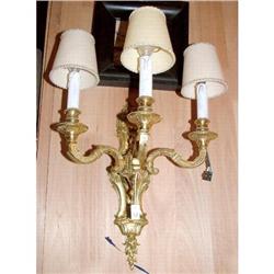 Pair of Bronze  wall sconces #1594444