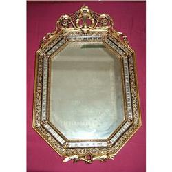 Empire carved Mirror  and  Murano crystal   #1594468