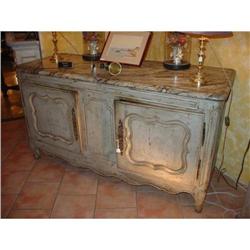 French Late 1700's Painted Buffet with Faux #1594547