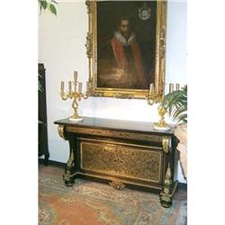 Rare Boulle Style Console  #1594549