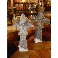 Pair of Stone Architectural Church Elements #1594559