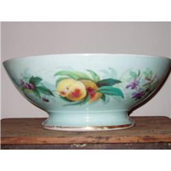 1840's Old Paris Porcelain large punch bowl #1594570